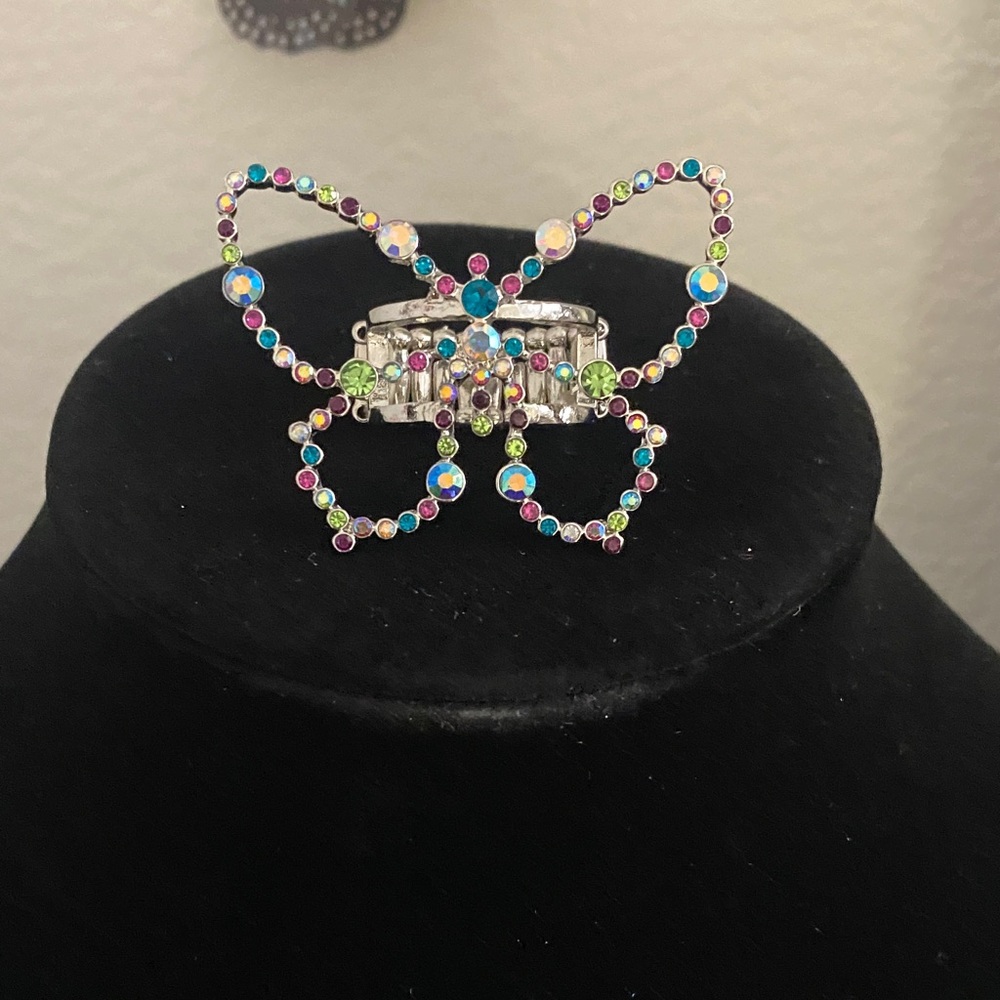 Paparazzi Colorful Butterfly Wide band Ring